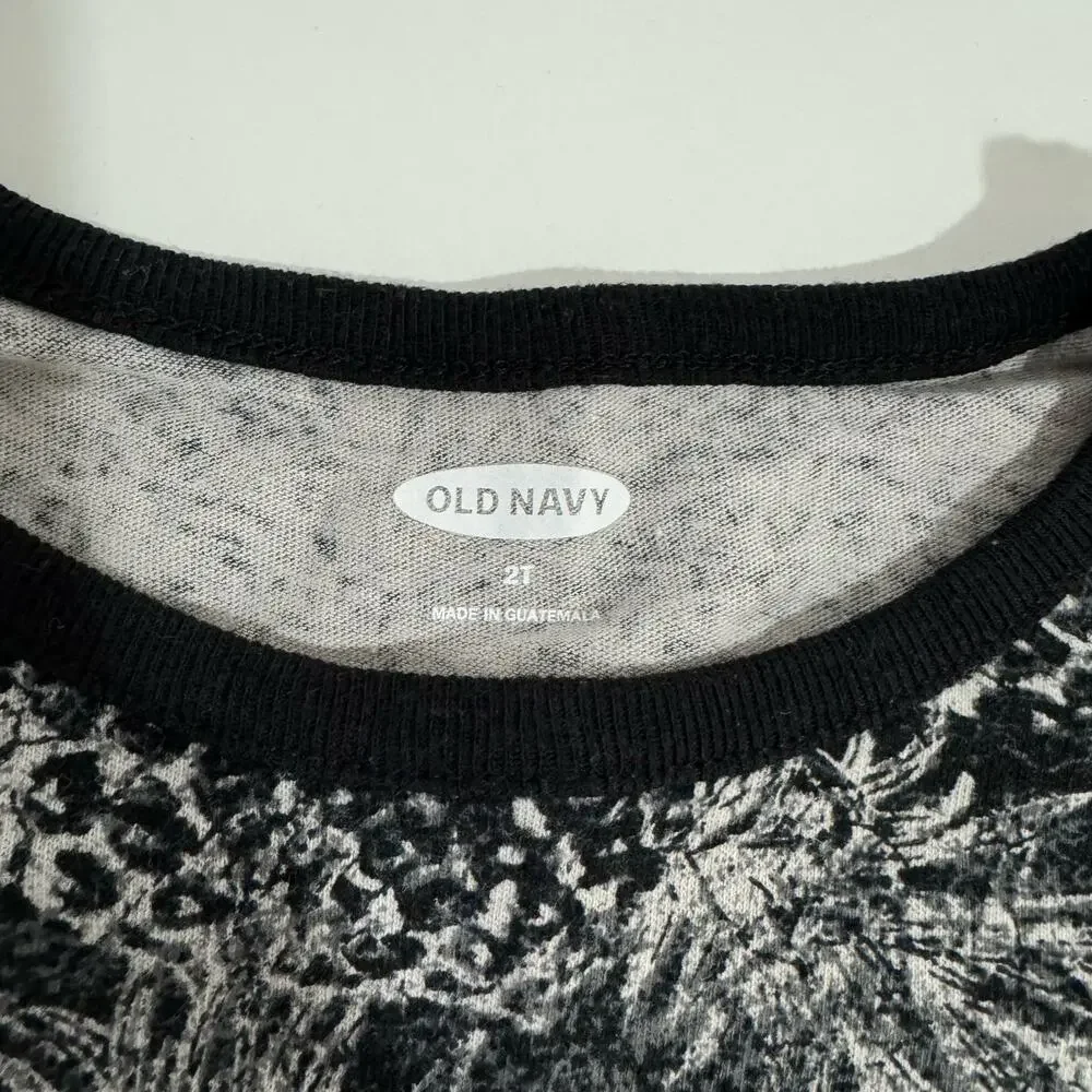 Old Navy Black Pineapple Tank Top Size 2T